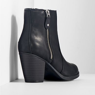 Simply Vera Vera Wang Moto Ankle Boots - Women