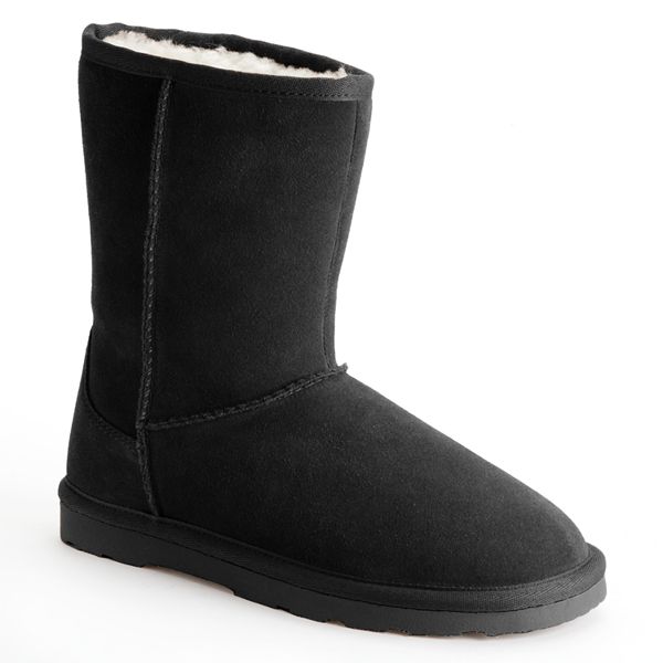 Sonoma Goods For Life® Suede & Shearling Midcalf Boots - Women