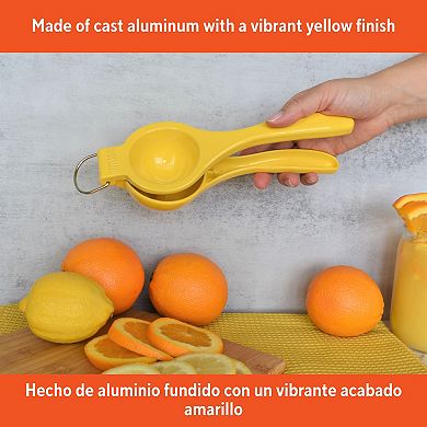 IMUSA Yellow Lemon Squeezer