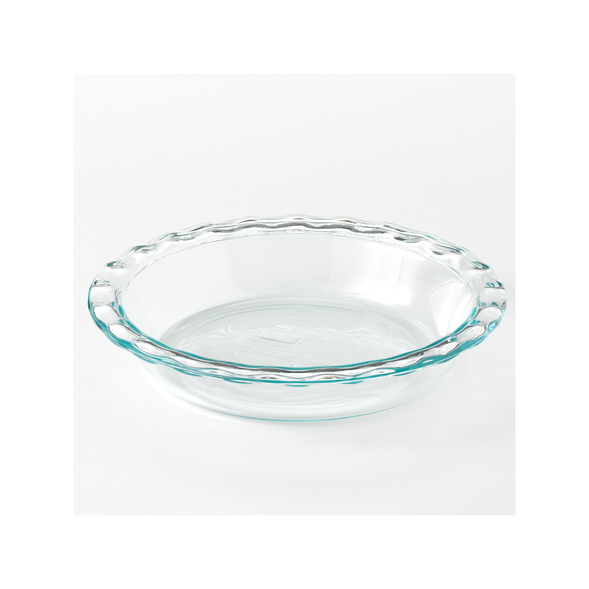 Pyrex Advantage Glass Pie Plate, Multicolor