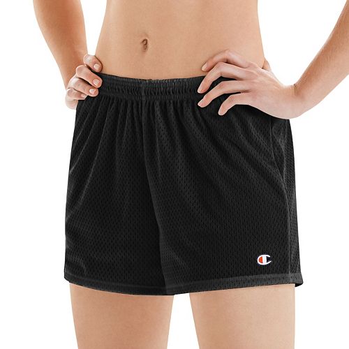 black champion mesh shorts