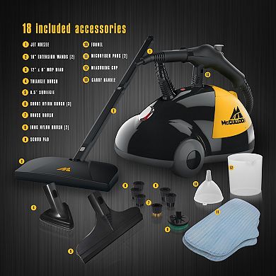 McCulloch Heavy-Duty Steam Cleaner