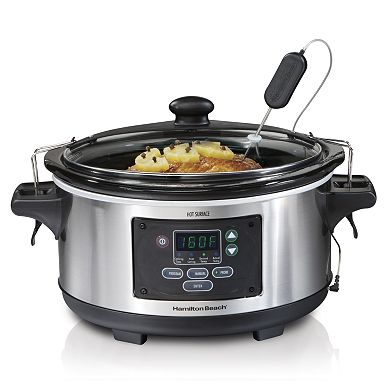 Hamilton Beach Stay or Go 6-qt. Slow Cooker with Food Warmer