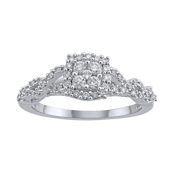 Kohl's diamond 2025 ring clearance