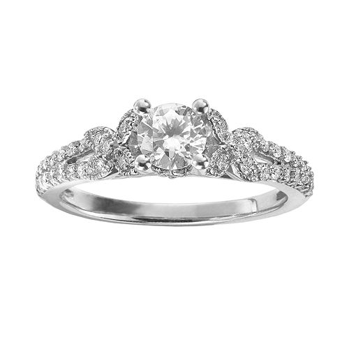 Simply Vera Vera Wang Diamond Butterfly Engagement Ring in Simply Vera Vera Wang Diamond Butterfly Engagement Ring in