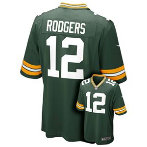 Boys 8-20 Nike Green Bay Packers Aaron Rodgers Game NFL Replica Jersey