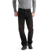 NWT Lee Men's Black Plain Front Casual Pants Tag Size 32x30 Measured  30x30#D371