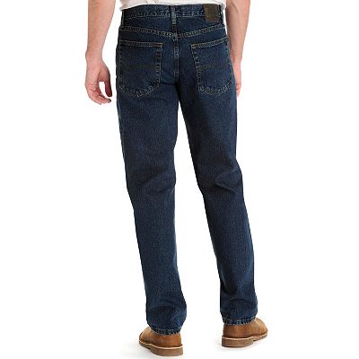 Regular fit straight leg jeans online