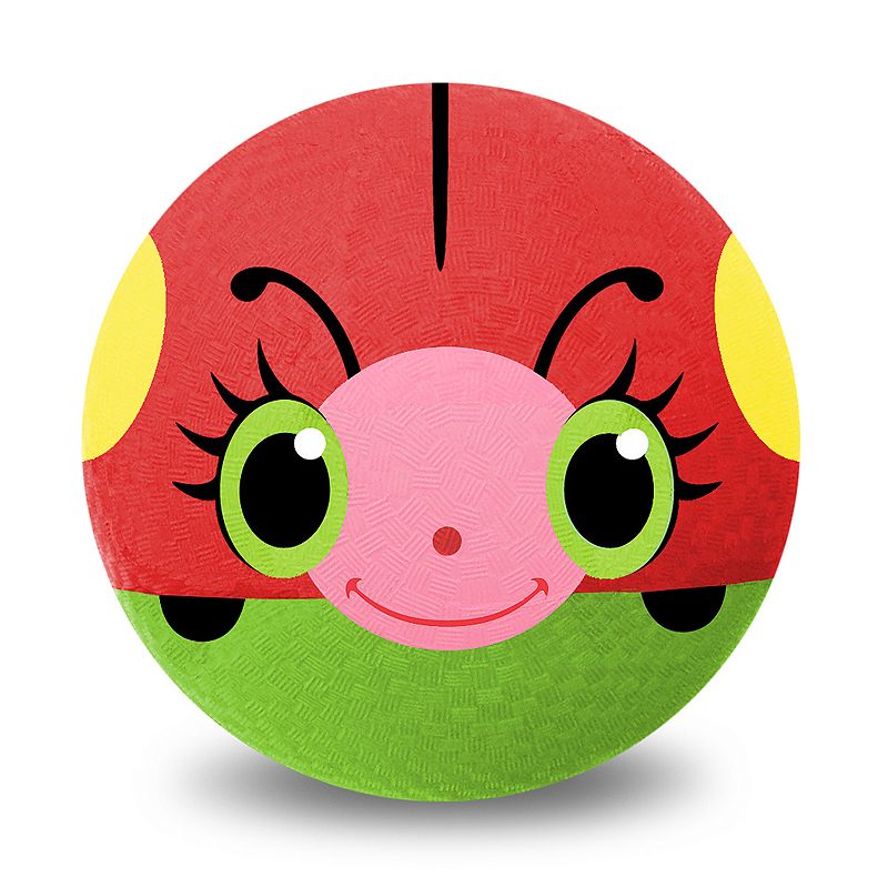 Melissa & Doug Bollie Ladybug 8.5-in. Rubber Kickball, Multicolor