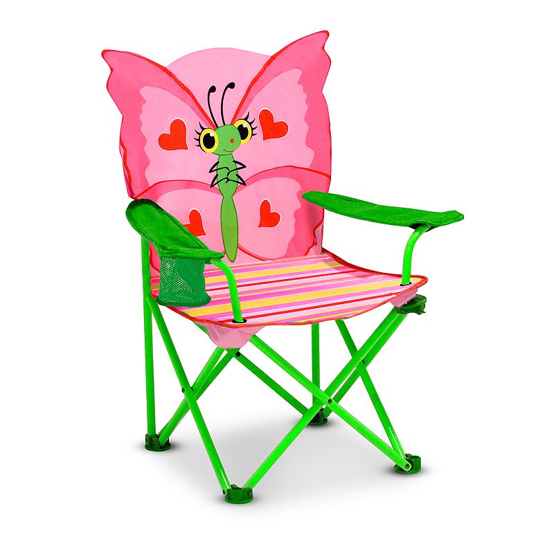 Melissa & Doug Bella Butterfly Folding Chair, Multicolor