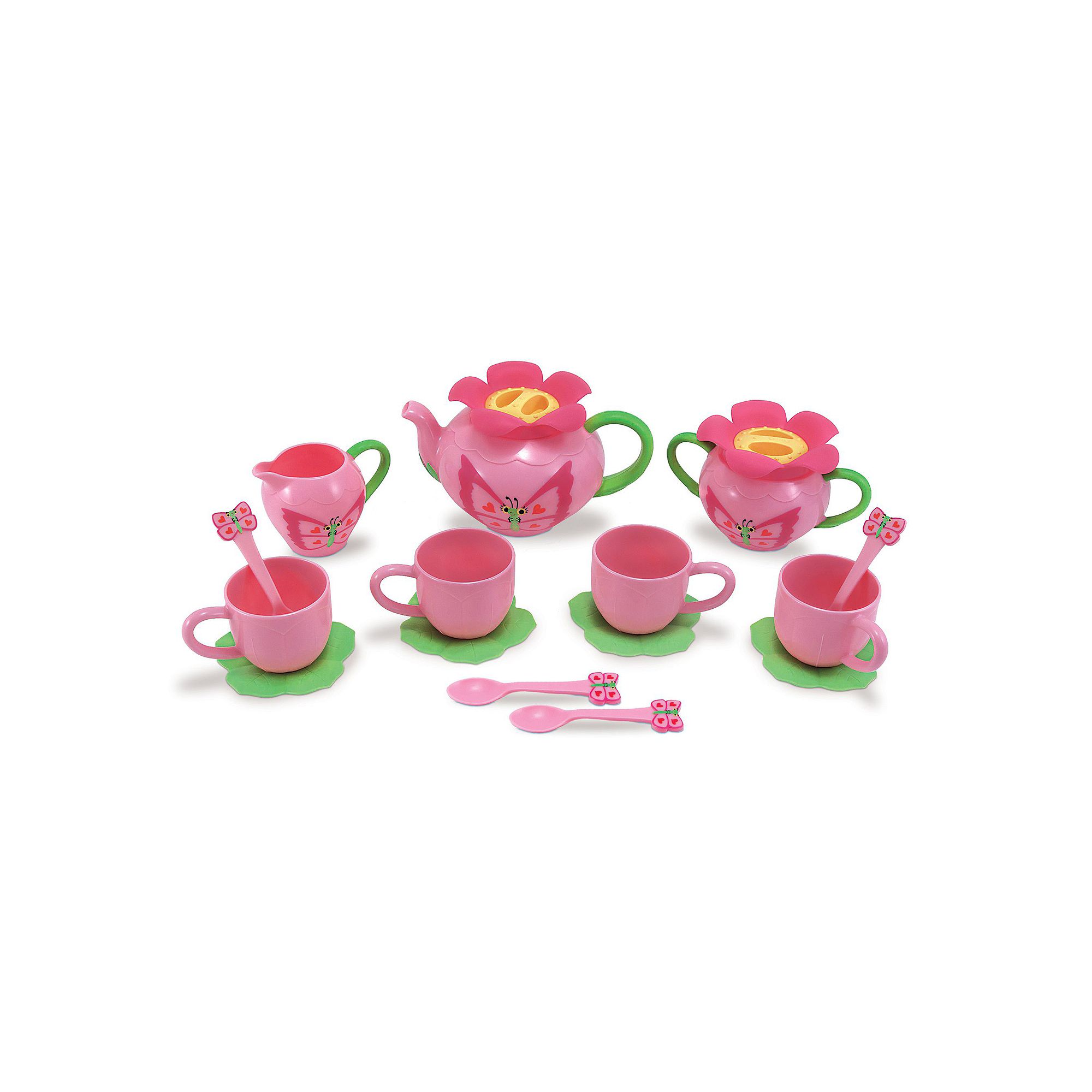 Melissa & Doug Bella Butterfly Tea Set, Multi