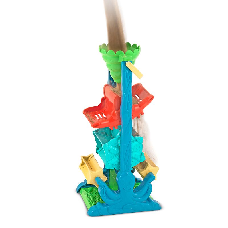 Melissa & Doug Seaside Sidekicks Funnel Fun Tower, Multicolor