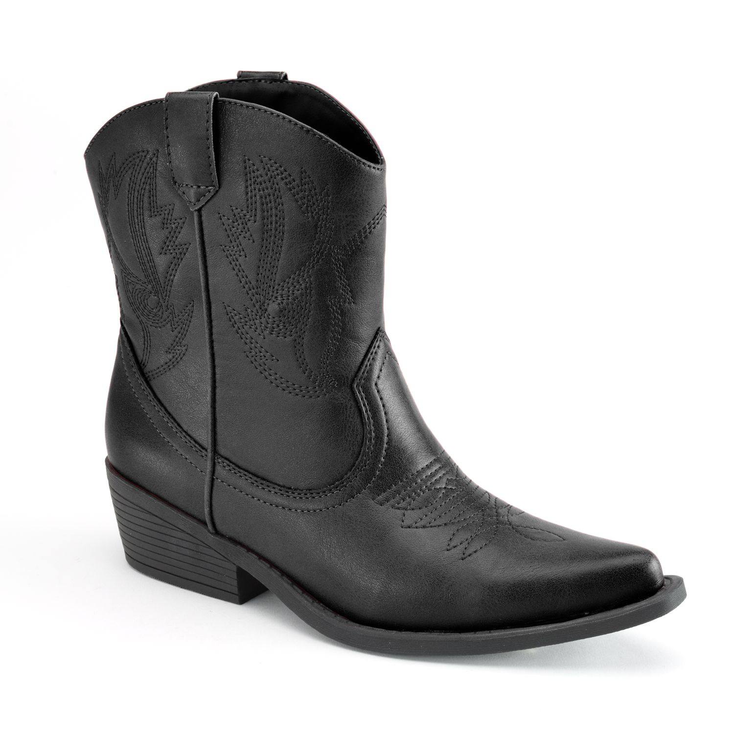 kohls womens leather boots