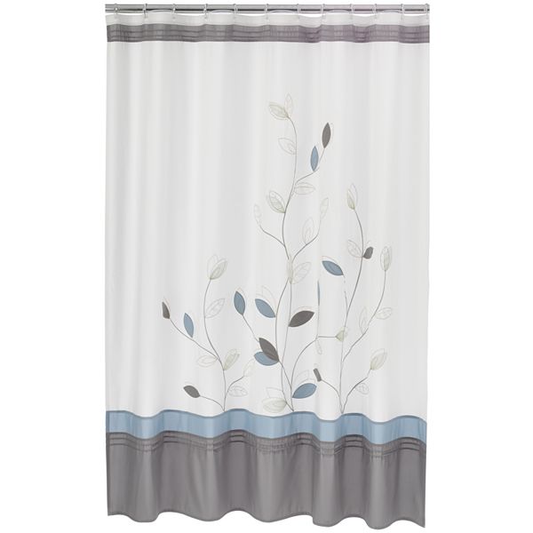 Life at Home Block Fabric Shower Curtain - 1 ea