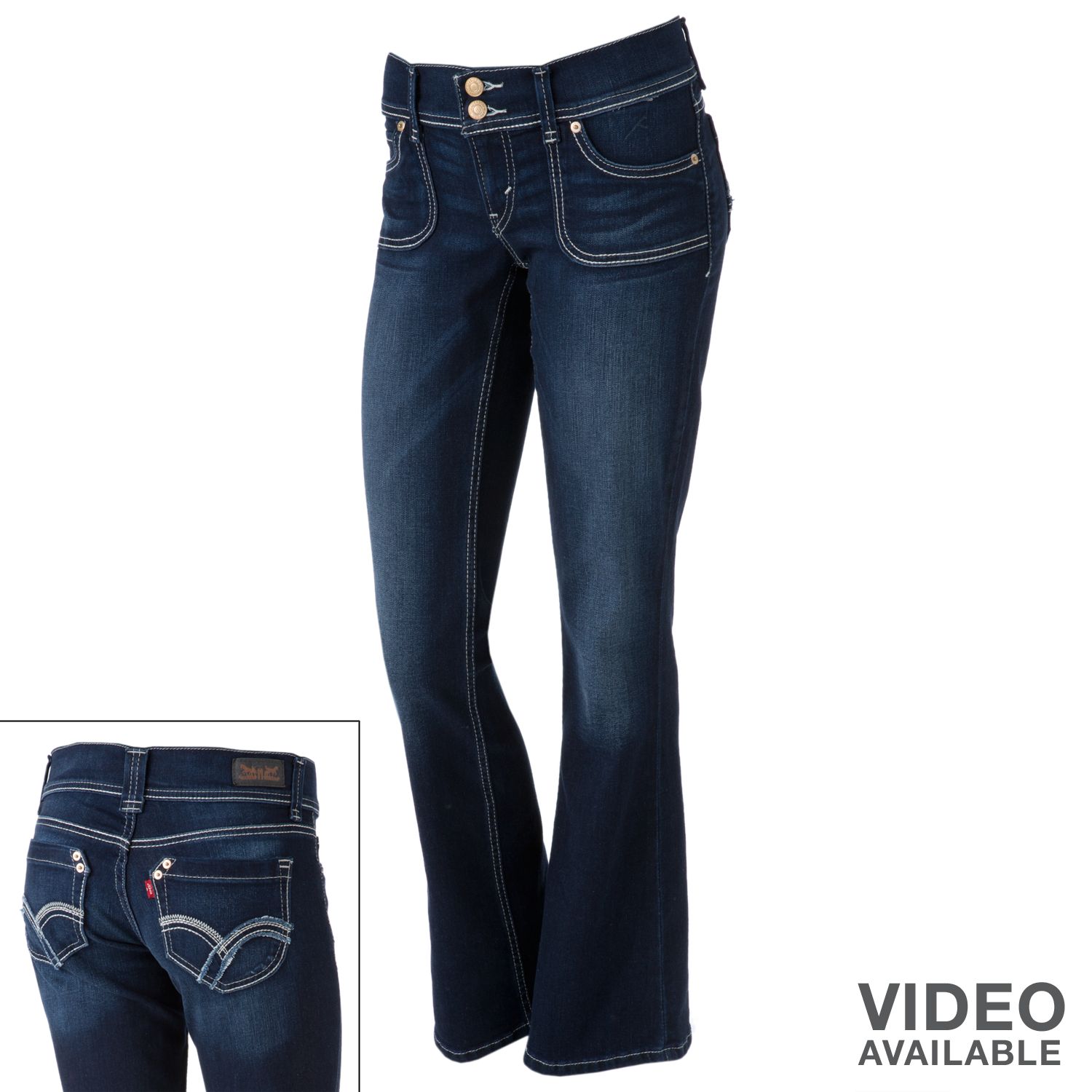 levi's 524 superlow bootcut jeans