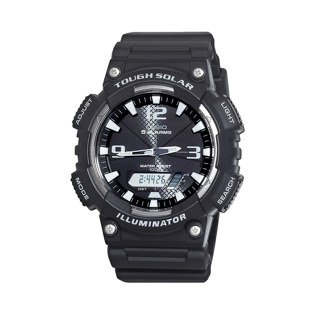 Casio Men's 46mm Tough Solar Illuminator Analog & Digital Chronograph Watch - AQS810W