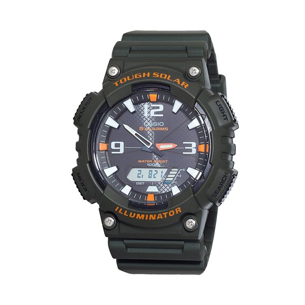 CASIO - sun's shop Casio Men's Tough Solar Illuminator Analog & Digital