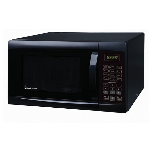 Commercial Chef 0.9-cu ft 900-Watt Countertop Microwave (Stainless Steel) | CHM009