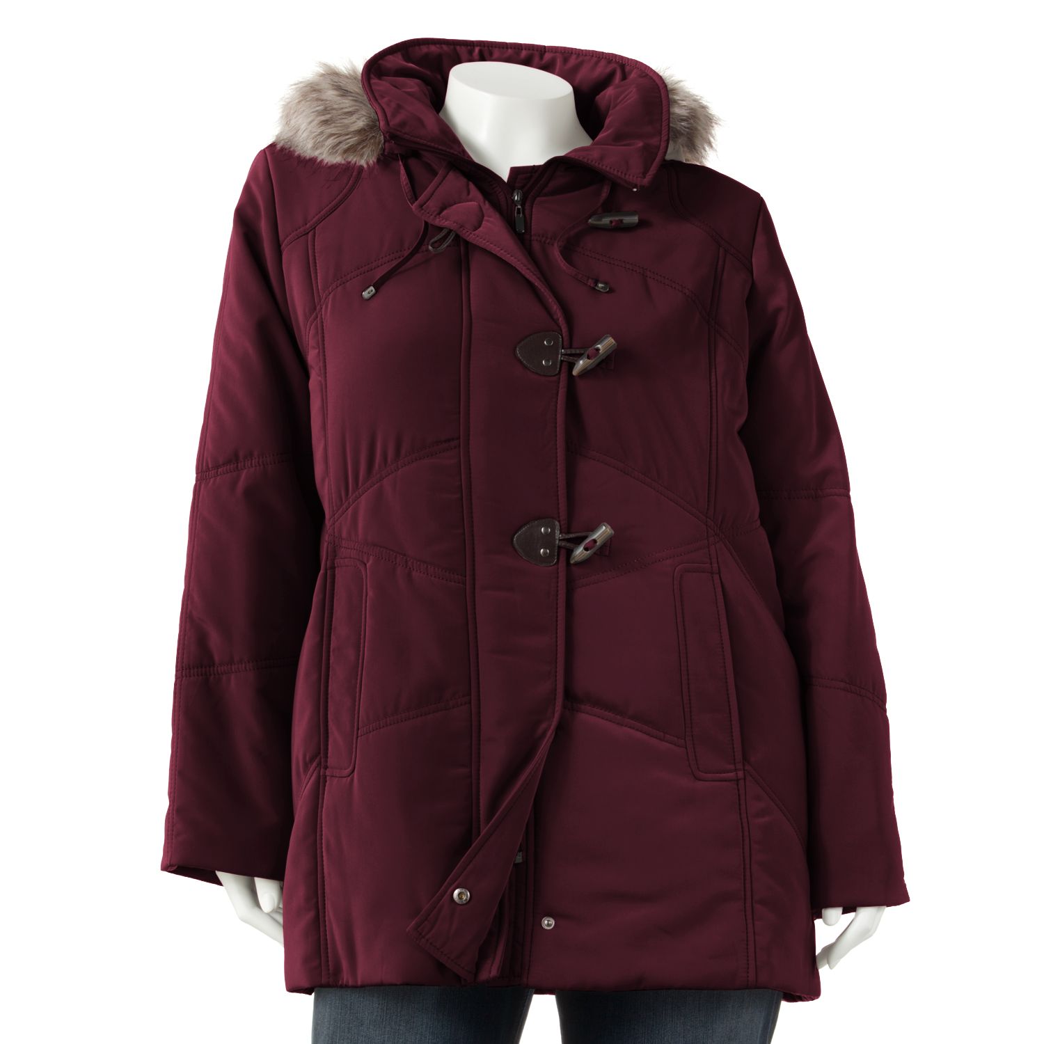 kohls plus size coats