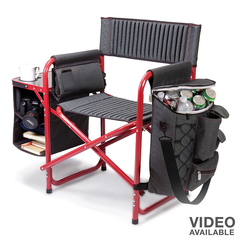 Picnic Time Fusion Chair, Red