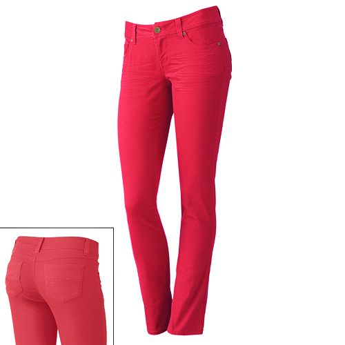 juniors red pants