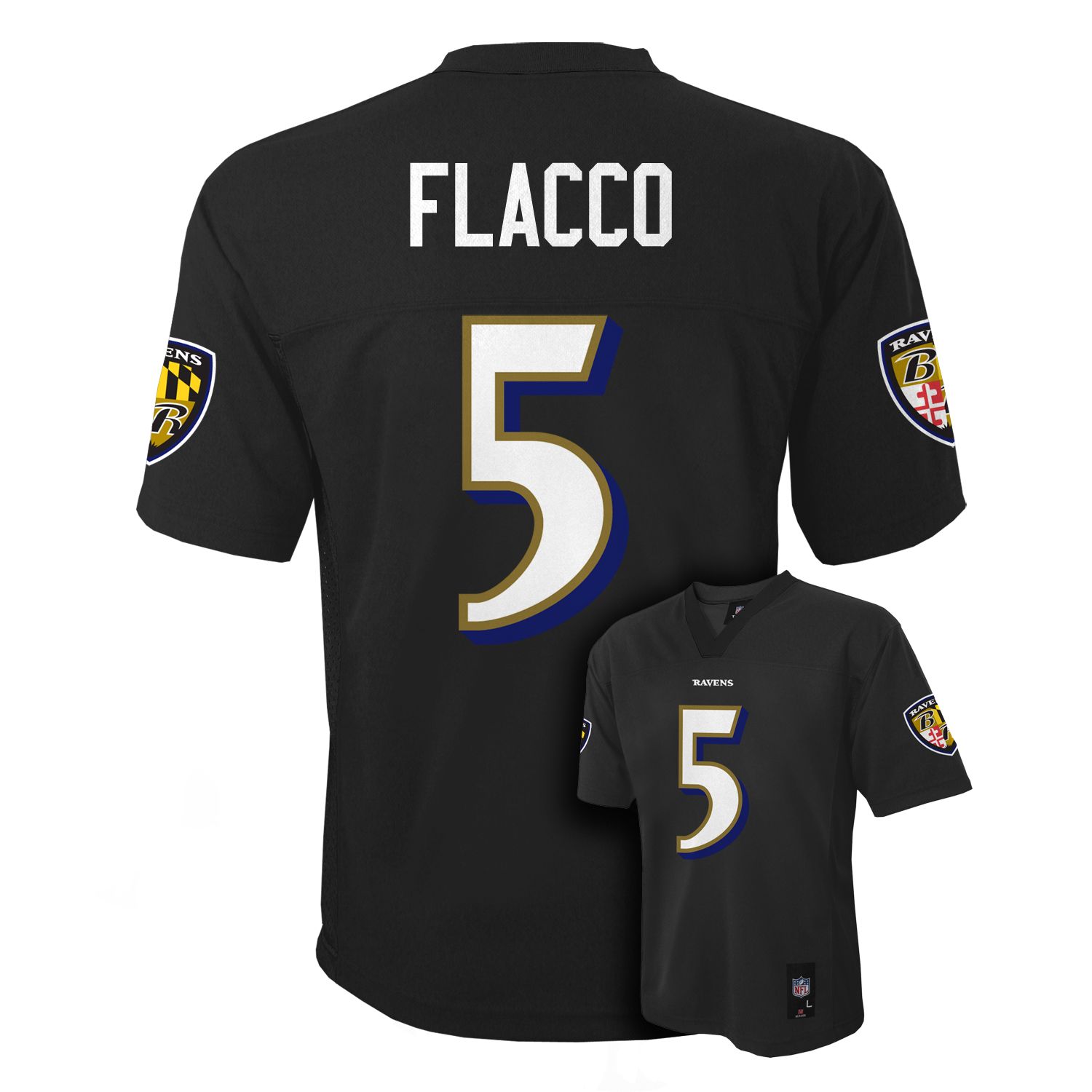 black flacco jersey