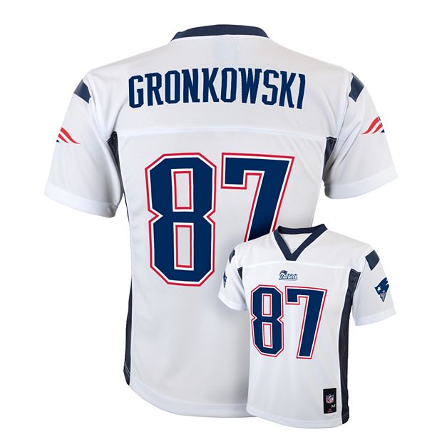 White gronk outlet jersey