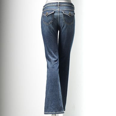 Petite Simply Vera Vera Wang Bootcut Jeans