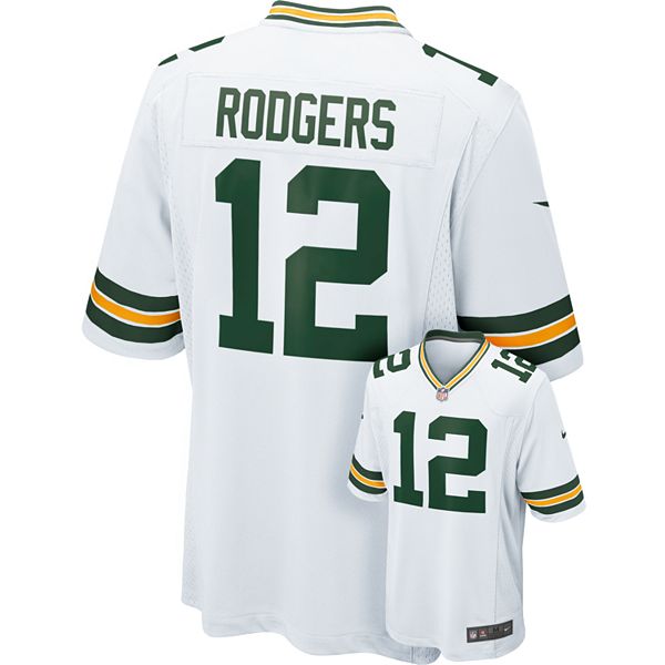 Men's Nike Green Bay Packers Aaron Rodgers Game NFL Replica Jersey