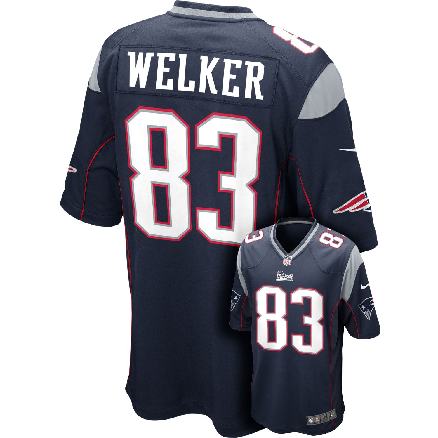 welker patriots jersey