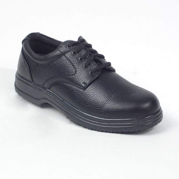 Men's Slip-Resistant Oxford Work Shoes