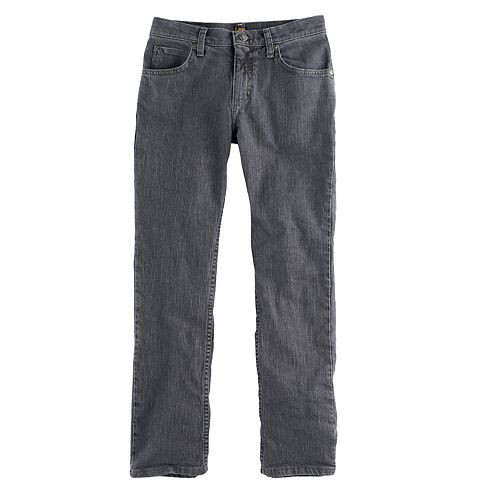 lee slim straight jeans