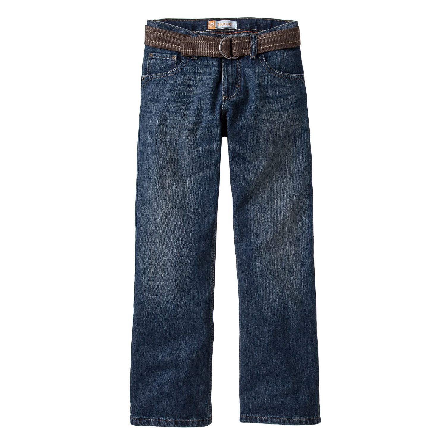 lee dungarees relaxed bootcut jeans