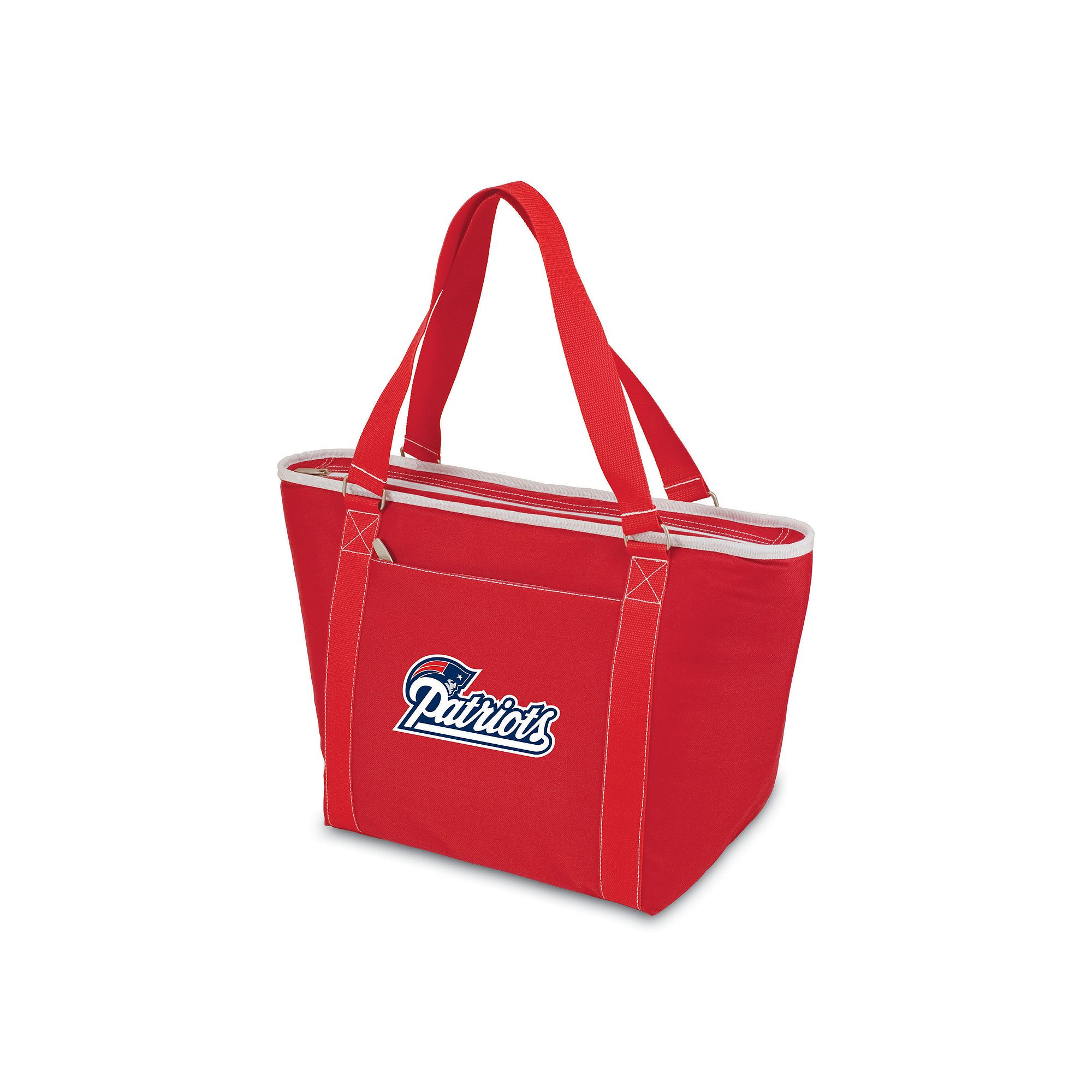 Picnic Time New England Patriots Topanga Cooler, Red