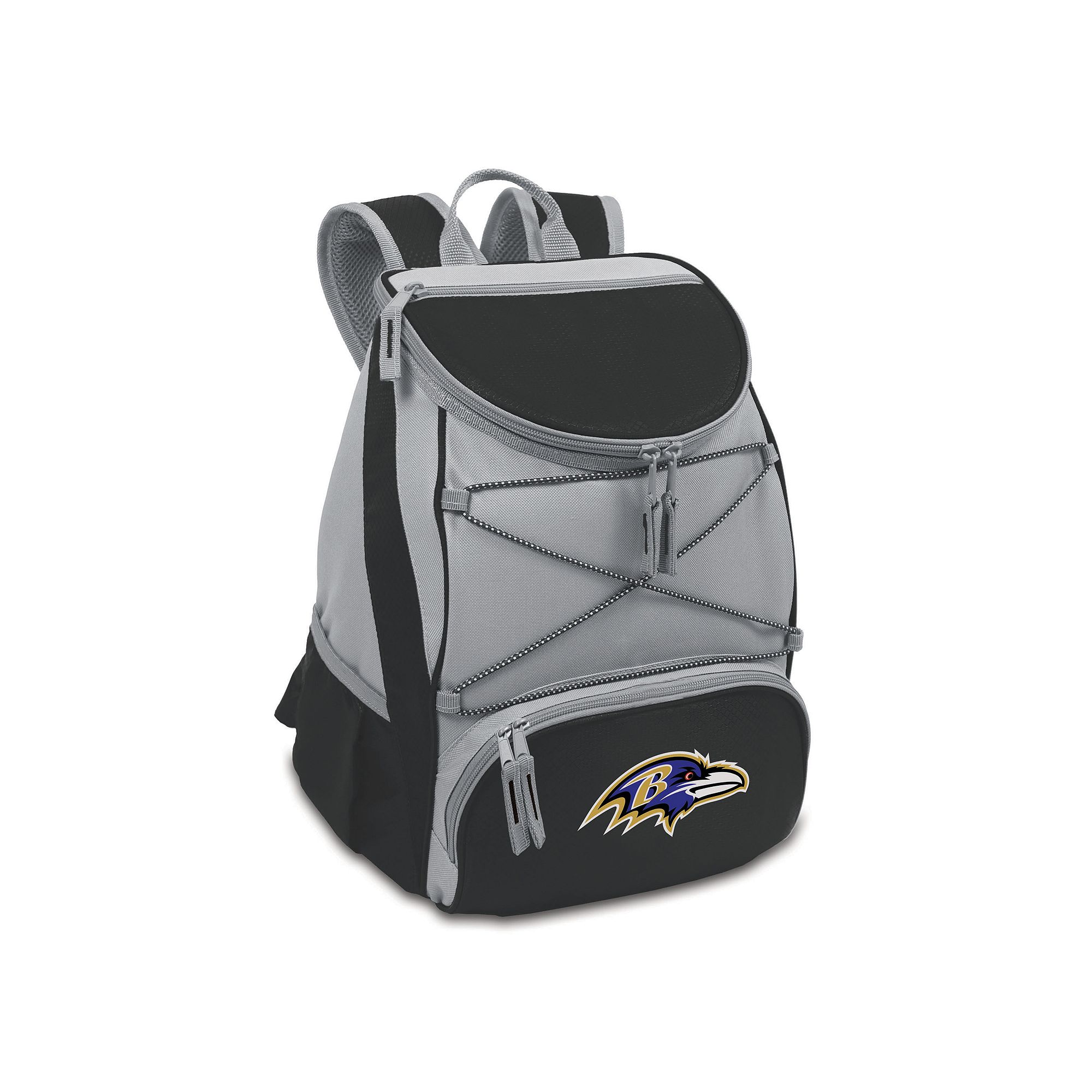 Picnic Time Baltimore Ravens PTX Backpack Cooler, Black