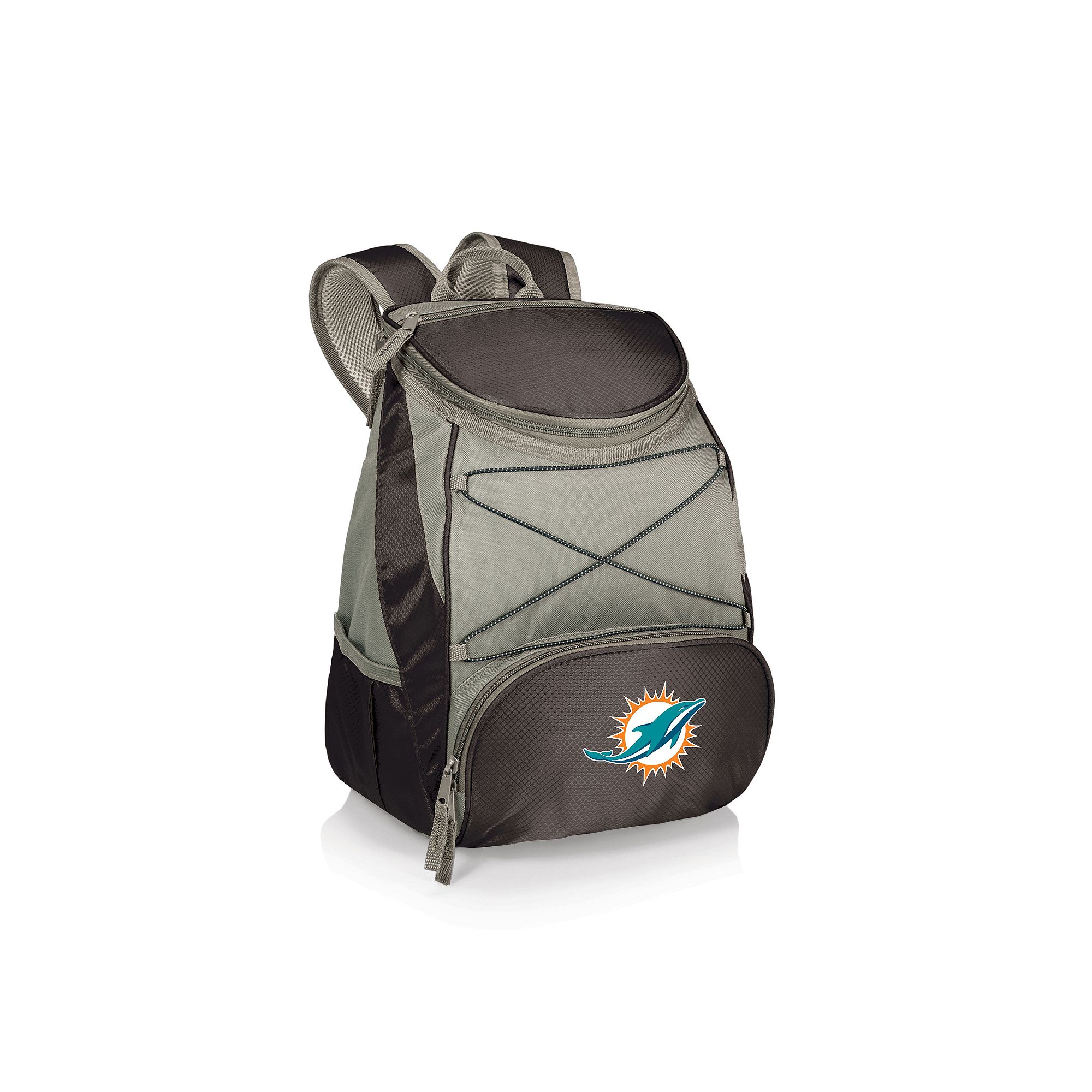 Picnic Time Miami Dolphins PTX Backpack Cooler, Black