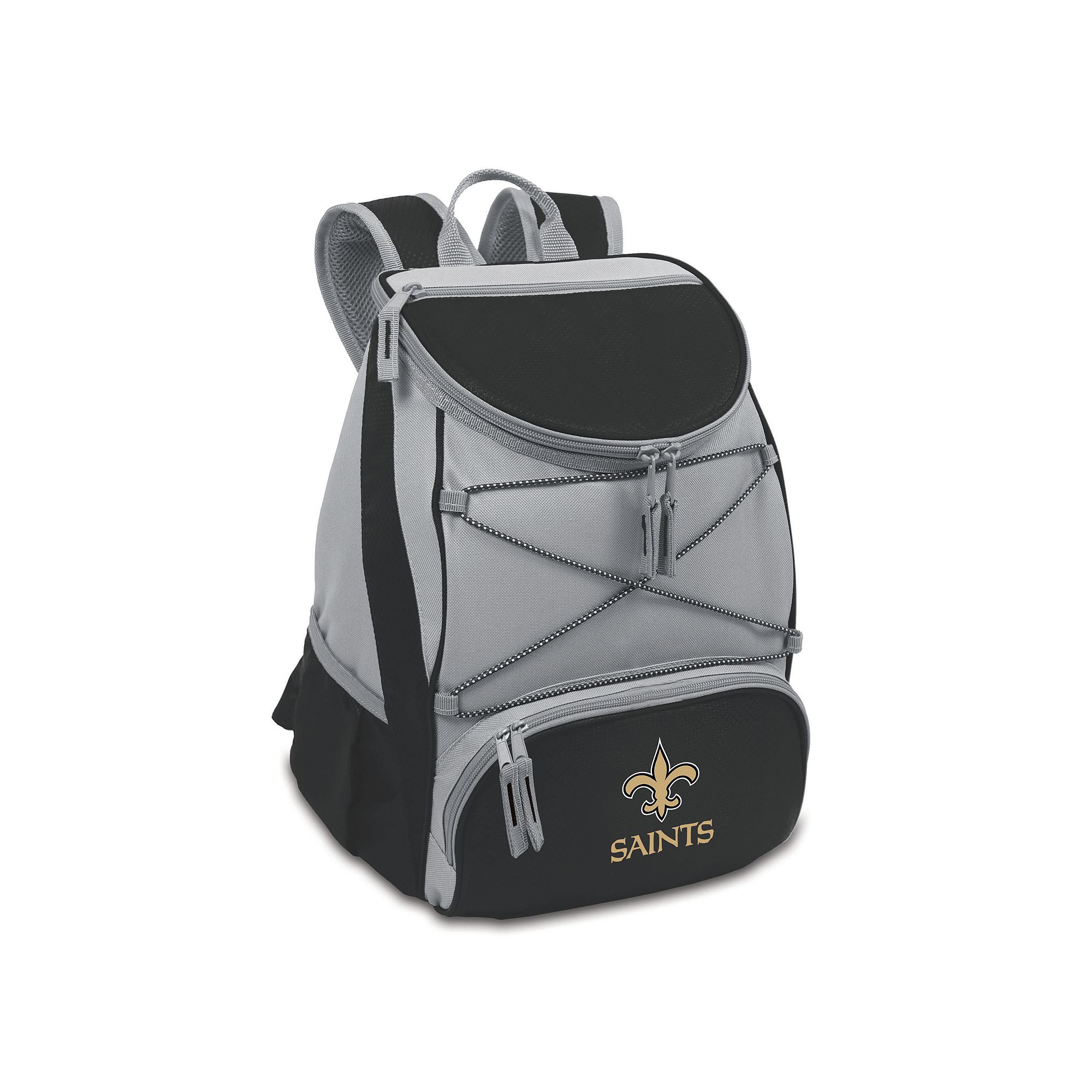 Picnic Time New Orleans Saints PTX Backpack Cooler, Black