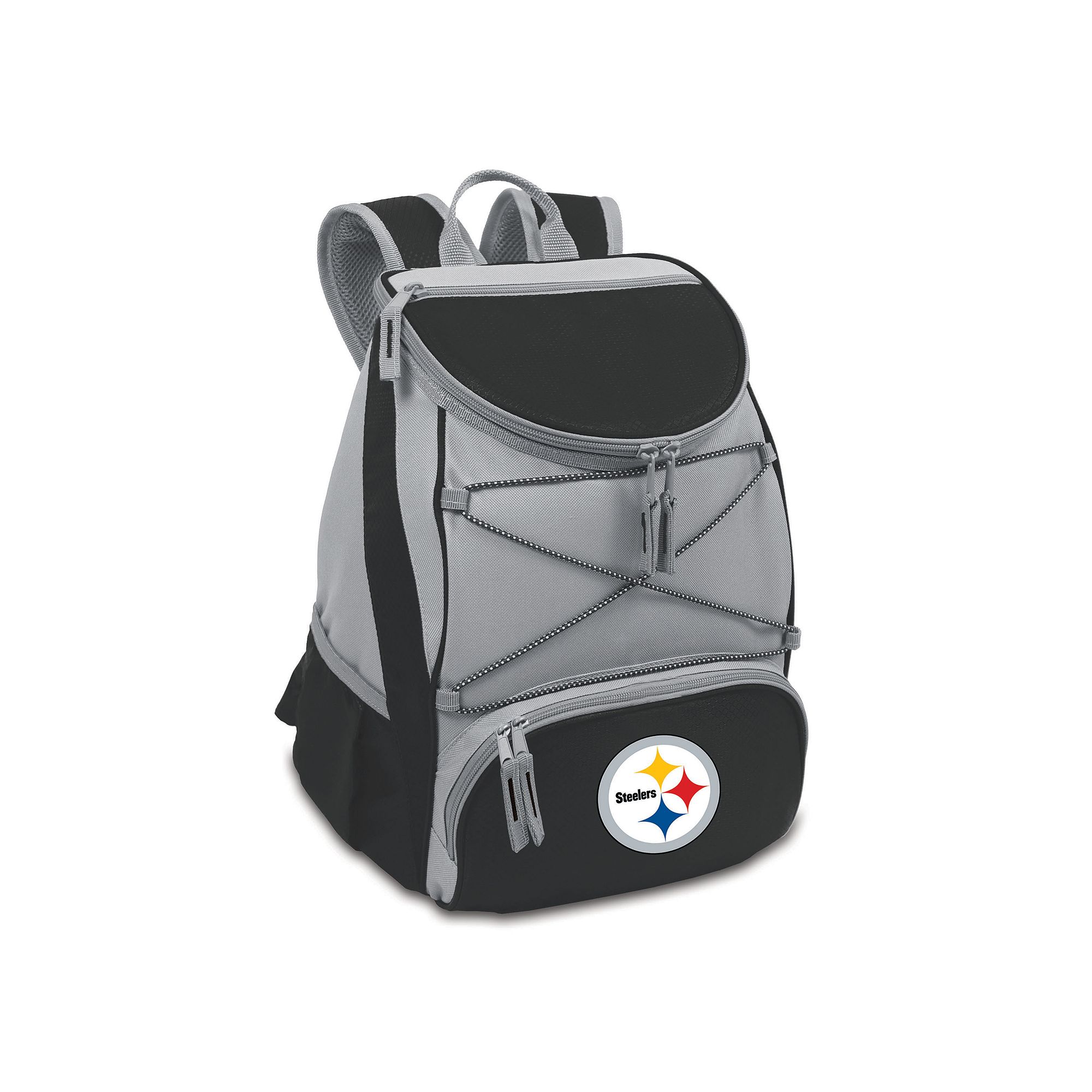Picnic Time Pittsburgh Steelers PTX Backpack Cooler, Black