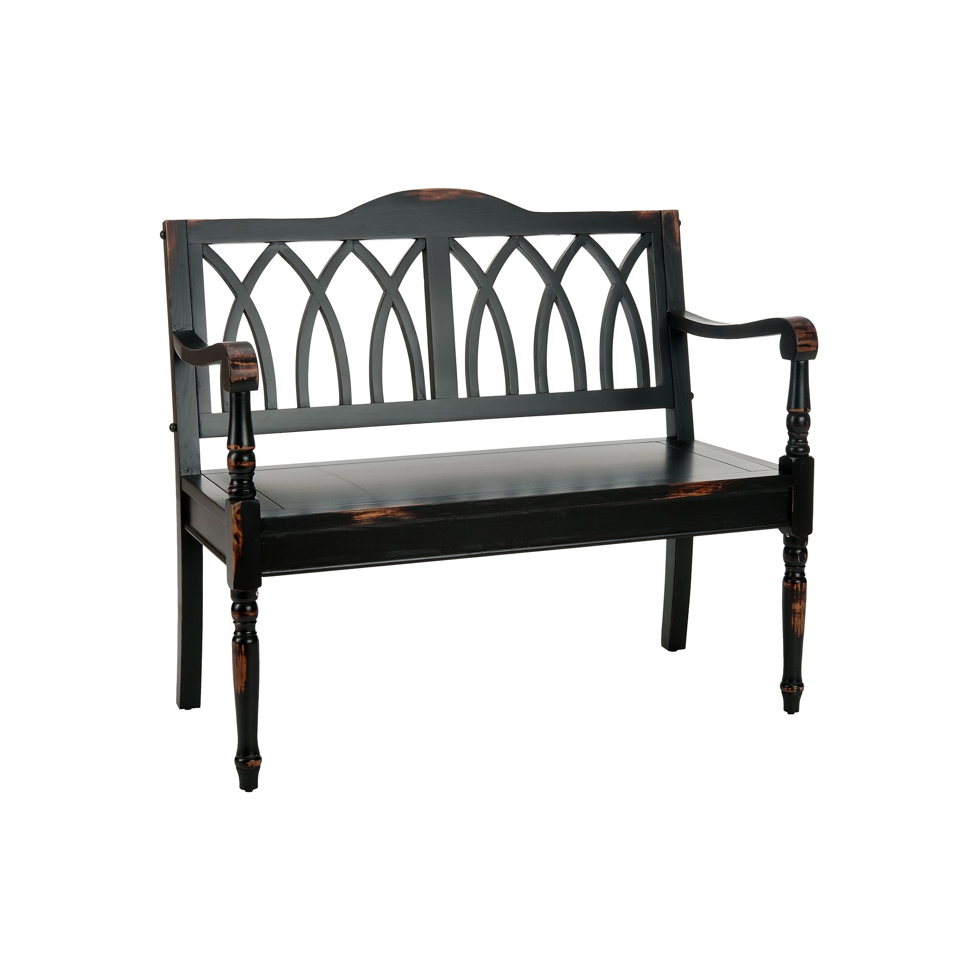 Safavieh Benjamin Bench, Black