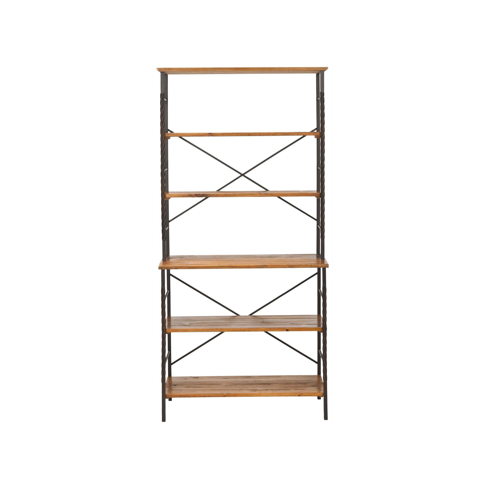 Safavieh Brooke Etagere Bookshelf, Brown