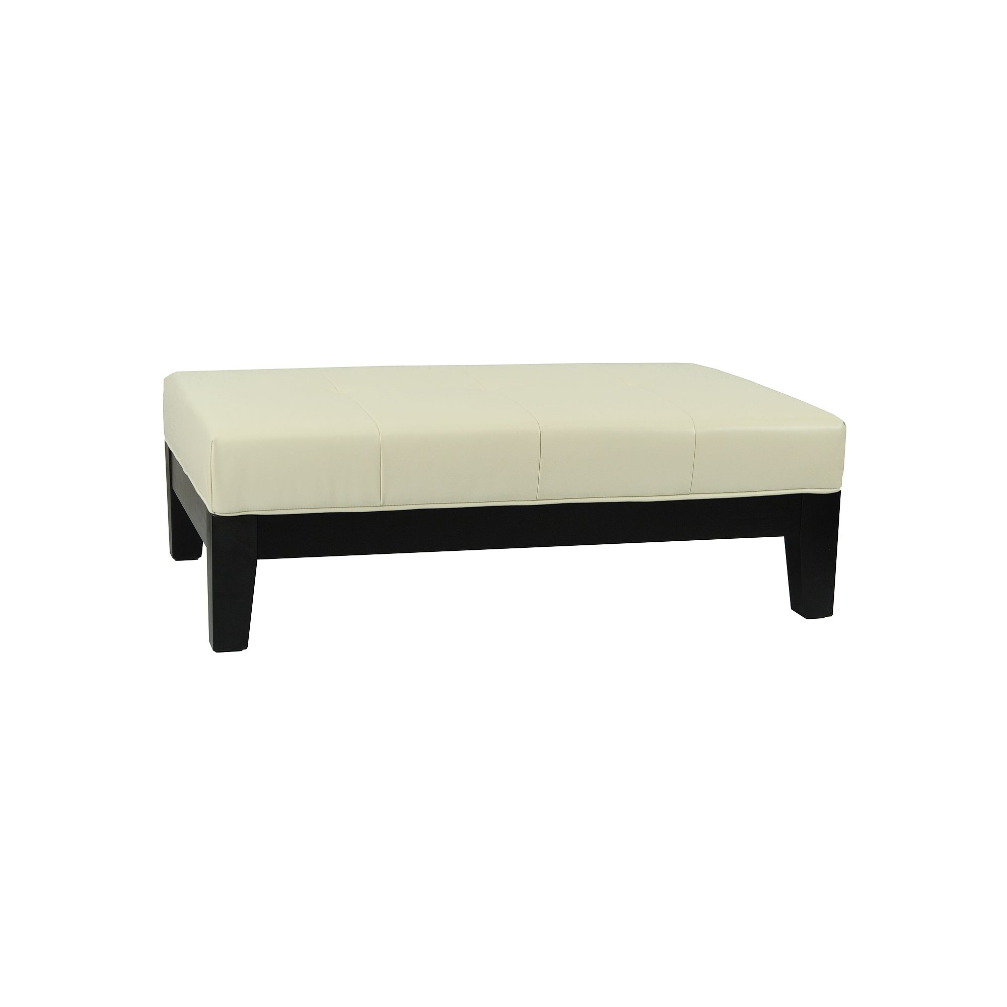 Safavieh Cocktail Ottoman, Off White
