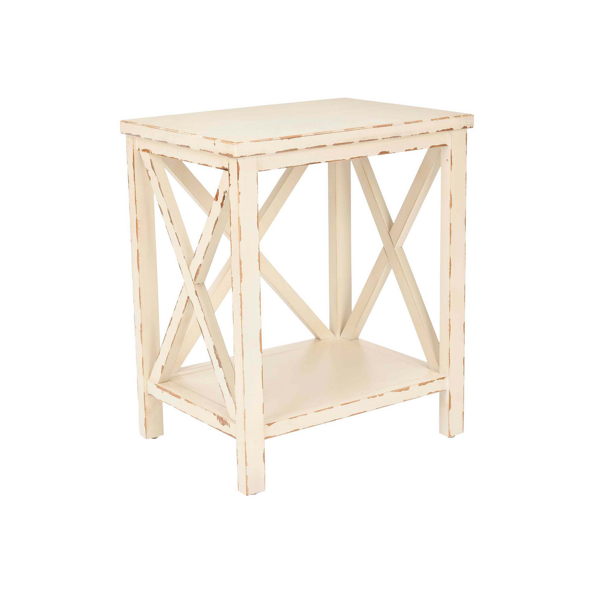 Safavieh Mia End Table, Ivory
