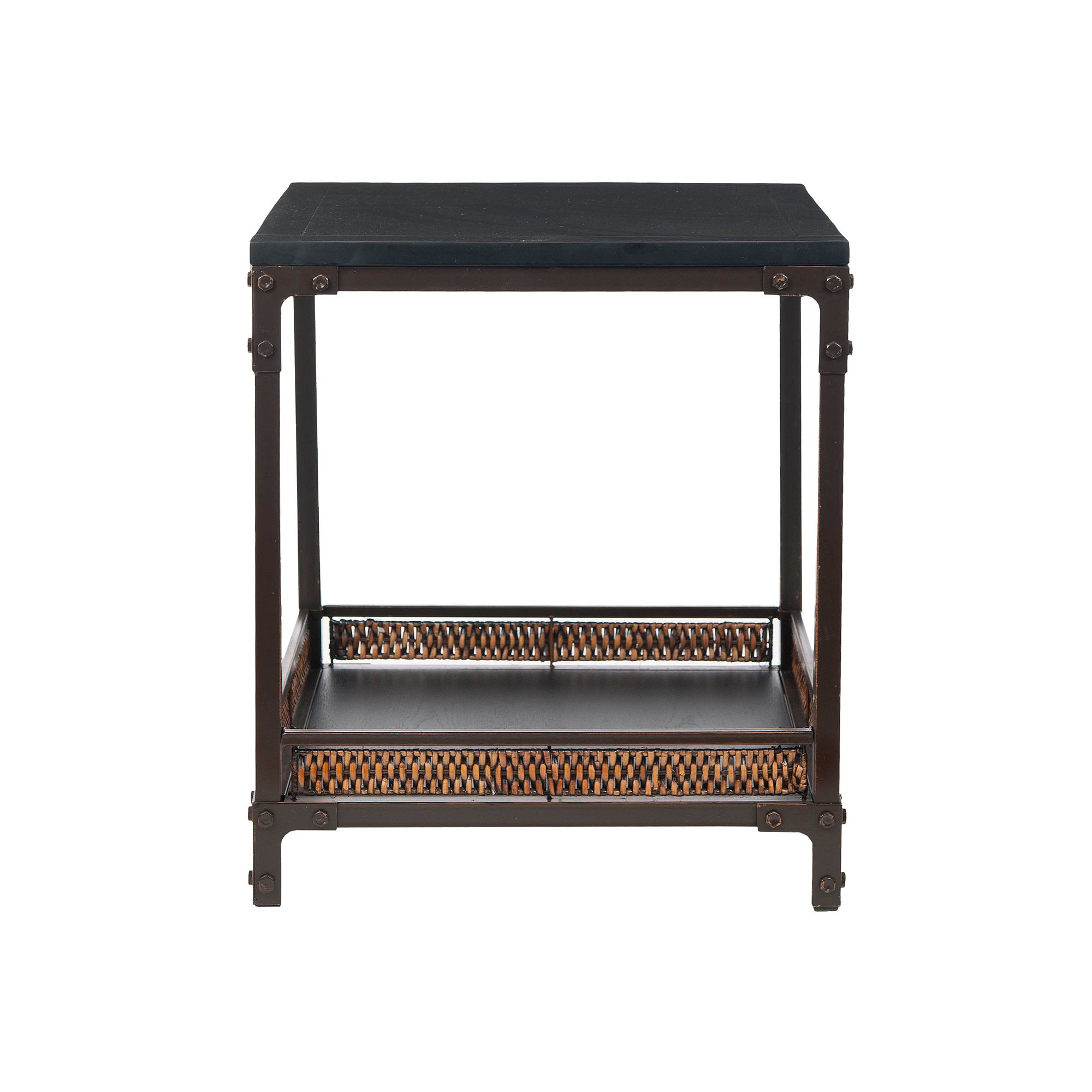 Safavieh Dinesh End Table, Drk Brown