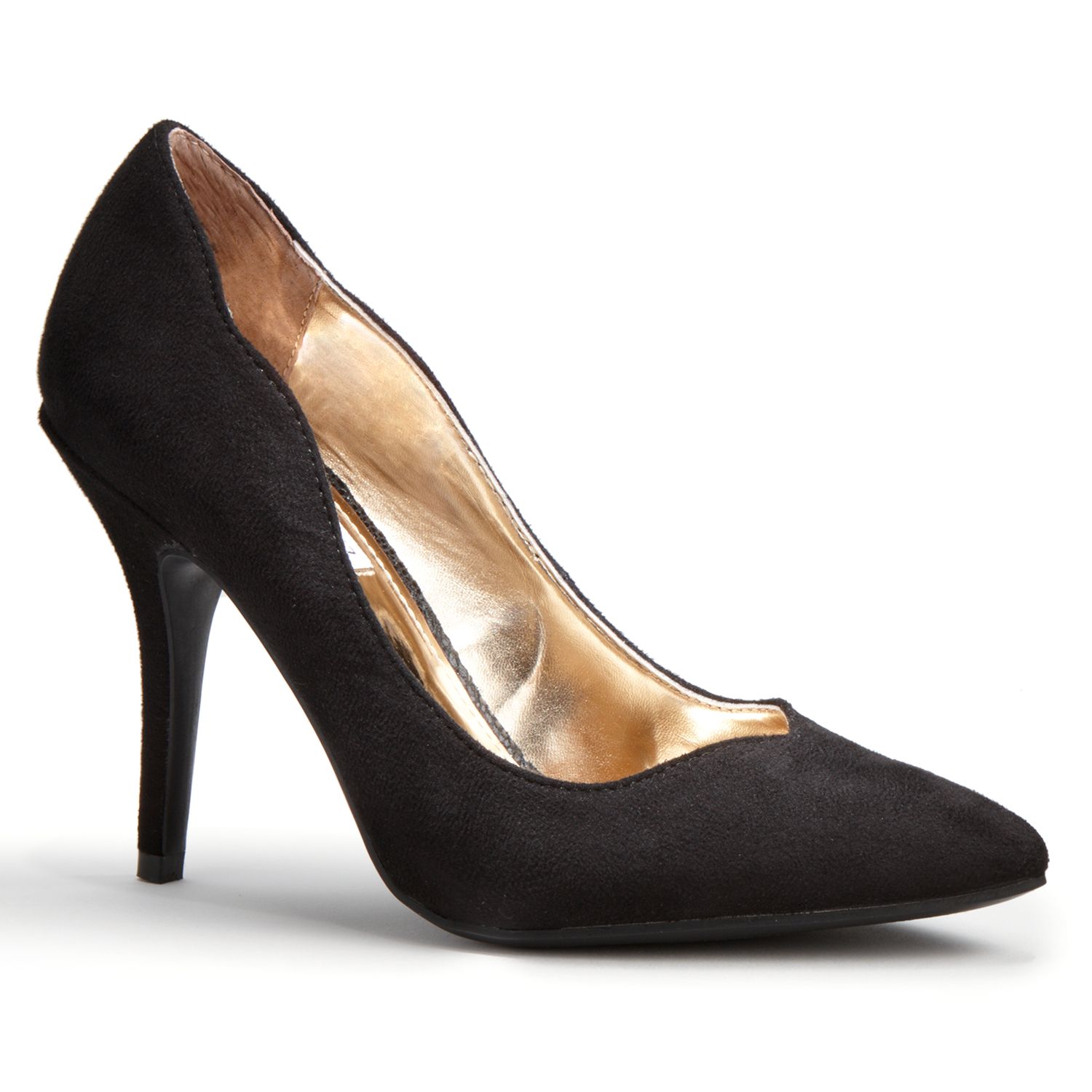 kohls black high heels