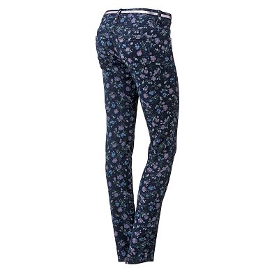 Tinseltown Floral Skinny Jeans - Juniors