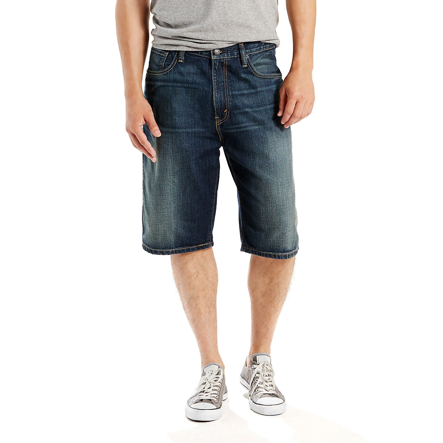 levi's men's 569 loose straight denim short