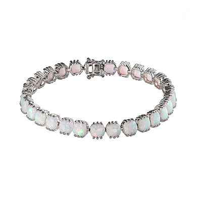 Sterling Silver Opal Bracelet