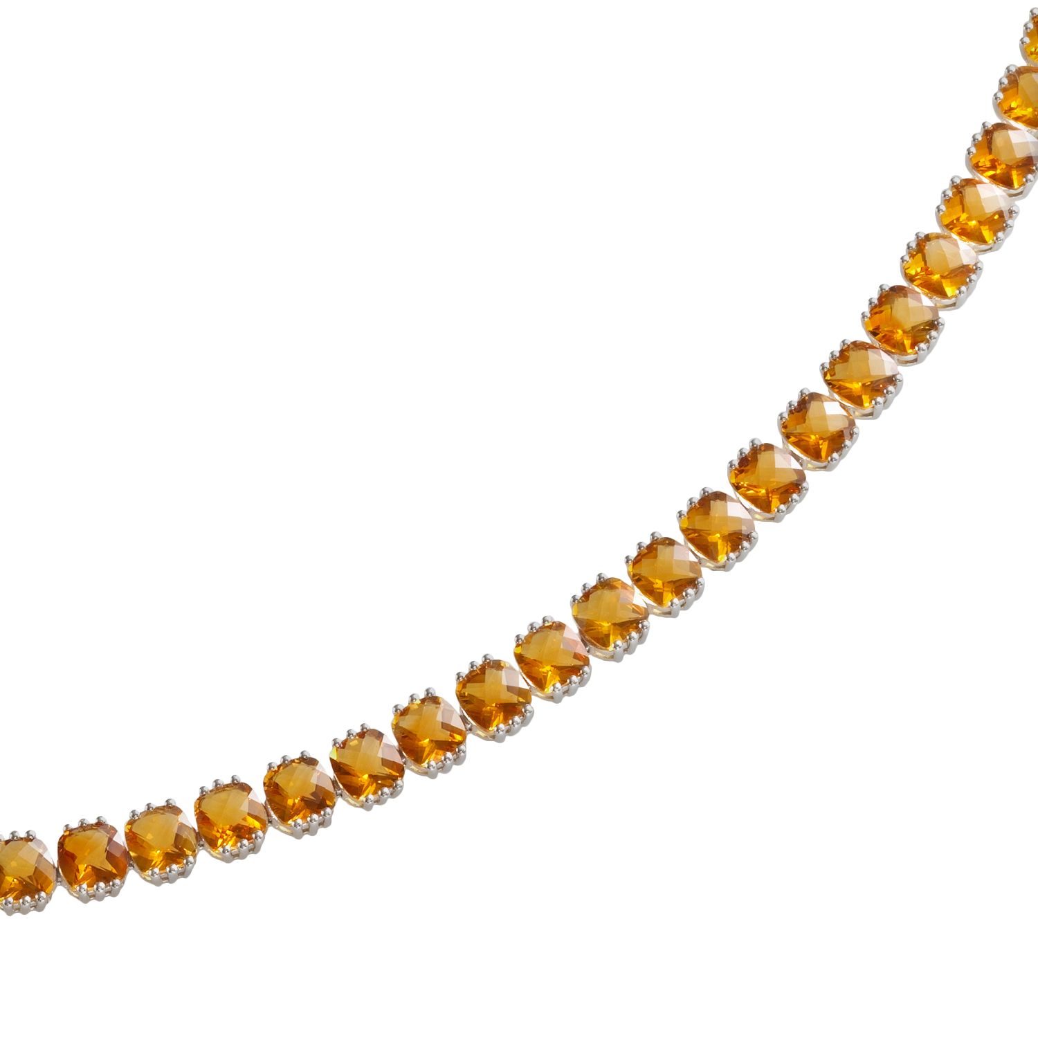 sterling silver citrine bracelet