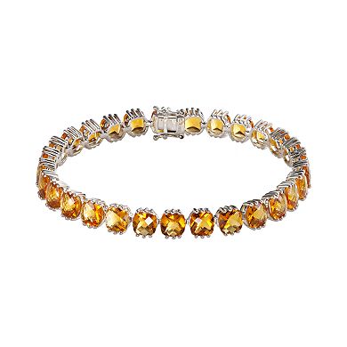 Sterling Silver Citrine Bracelet