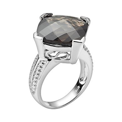 Sterling Silver Smoky Quartz Ring